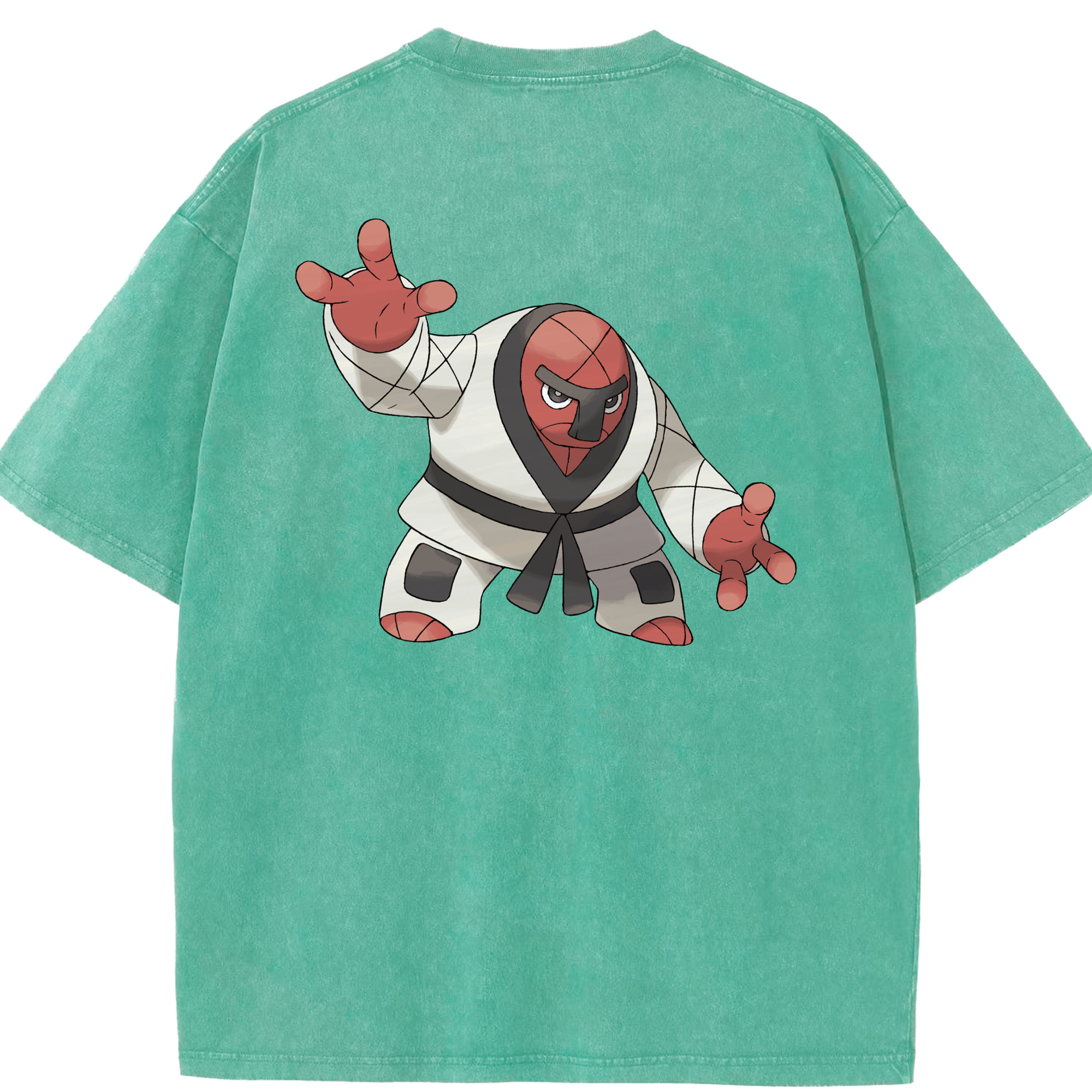 （画像用） ポケットモンスター Pokémon 綿100% ヴィンテージ風 半袖Tシャツ（背面プリント）